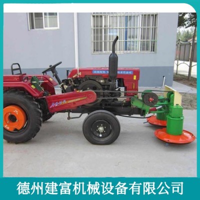 厂家供应圆盘割草机 小四轮单缸拖拉机带前置鼓式割草机图1