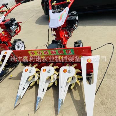 微型割晒机芦苇收割机水稻高粱 多种多用型收割机微耕机图3