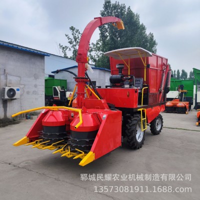小型65马力青储机农用玉米秸秆收割青储机圆盘式养殖场饲 料收获机图2