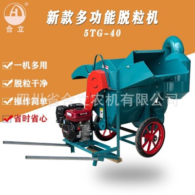 厂家直销油菜脱粒机，全喂入稻麦脱粒机，黄豆脱粒机图2