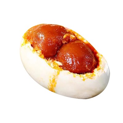 厂家批发 中秋端午双黄咸鸭蛋流油大红油即食真空包装双黄熟鸭蛋图5