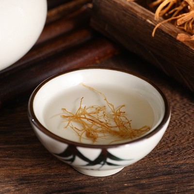 长白山红参须泡茶滋补100g/包无糖人参须5-6年足干红参厂家批发图4