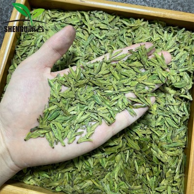 浙江龙井绿茶松阳新茶明前春茶浓香特级礼盒散装龙井茶叶批发图2