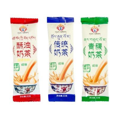 青海特产奶茶咸味甜央尊奶茶粉冲饮传统酥油青稞抹茶速溶袋装盒装图5