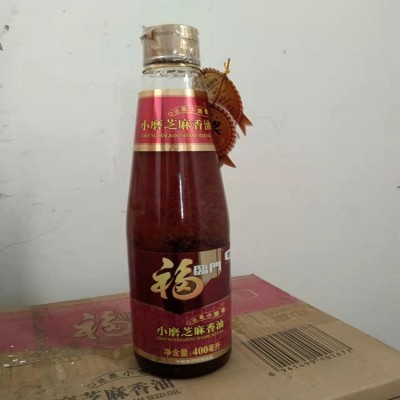 福临门小磨香油 特产 芝麻油 食用油 规格 火锅凉拌菜调和油图1