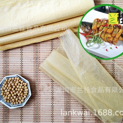 豆腐皮57x35cm 豆油皮批发 方形豆皮 豆制品 1000张/箱图3