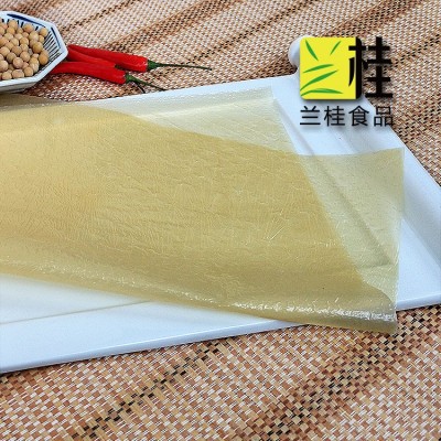 方形豆腐皮57X26cm 五香豆皮 传统豆油皮 豆制品 腐竹图4