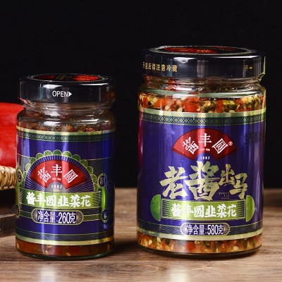 批发云南产玉溪风味韭菜花小米辣韭菜花腌韭菜花下饭菜咸菜酱现货