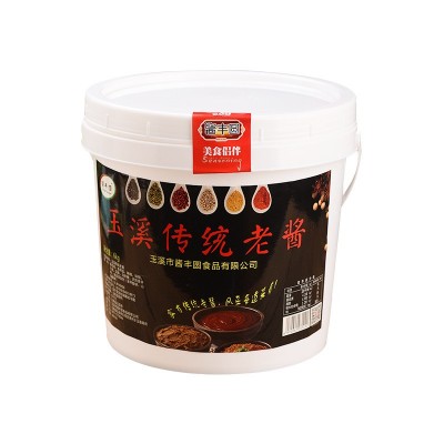 传统玉溪老酱15kg/6kg早点炒菜酱料商用大桶装现货批发量大从优图5