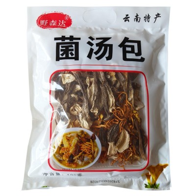 兴农产品菌汤包 云南特产食用菌干货煲汤食材七彩煲汤料菌菇包图1