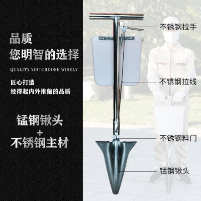 农用施肥追肥神器入土化肥机器下肥料机果树施肥枪铁锹式施肥器图4