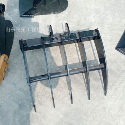 小挖机属具 液压拇指夹松土器耙子螺旋钻生产工厂 出口小型挖掘机图4
