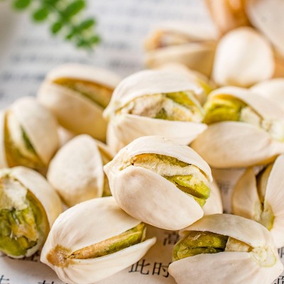 新货批发原味盐焗开心果连罐250g克袋装饱满自然开零食特产图3