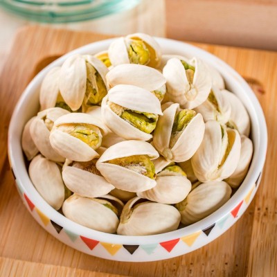 新货批发原味盐焗开心果连罐250g克袋装饱满自然开零食特产图4