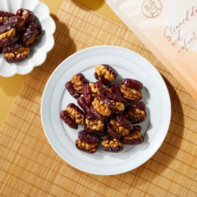 天淳蒸枣夹核桃包装零食厂家生产红枣夹核桃营养坚果150克包装图4
