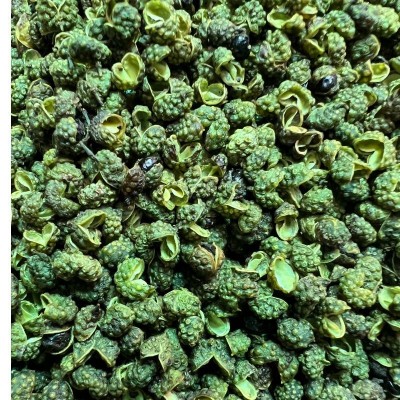 产地直销花椒粒批发 金阳青花椒 500g藤椒麻椒花椒青椒麻 辣鱼底料图3