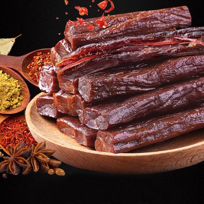 0无添加剂6成干内蒙牛肉干草原肉类零食香辣原味手撕风干 牛肉干图2