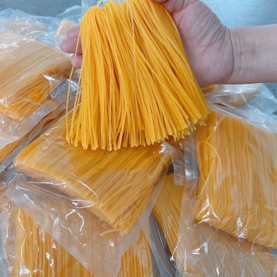 东北特产玉米面条批发250g/袋*10 黄色碴条挂面粗粮杂粮面可代发图3