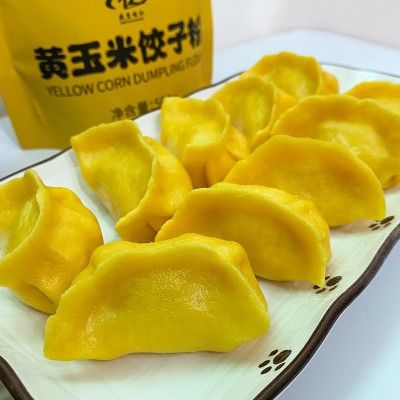 盛京牧仁无小麦黄玉米面粉粗粮饺子粉面条饼500g/袋面片面粉图4