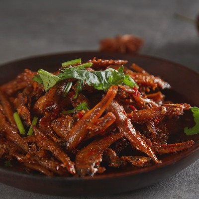 邬辣妈45g酒鬼鱼香辣味山椒味鱼仔小鱼仔零食鱼干小吃湖南特产图4