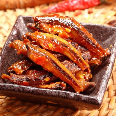 邬辣妈45g酒鬼鱼香辣味山椒味鱼仔小鱼仔零食鱼干小吃湖南特产图3