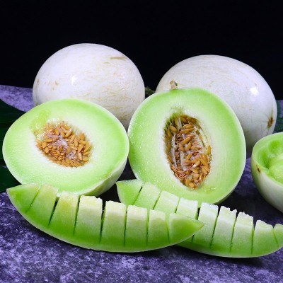 玉菇甜瓜新鲜水果 一件代发 当季正宗头茬冰淇淋蜜瓜香瓜整箱密瓜图3