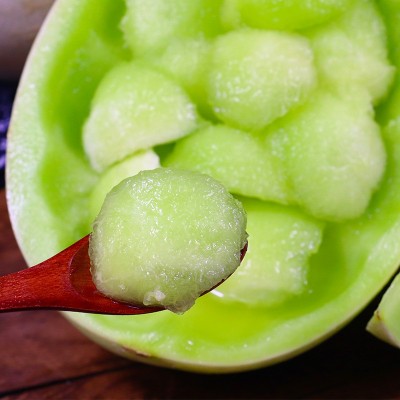 玉菇甜瓜新鲜水果 一件代发 当季正宗头茬冰淇淋蜜瓜香瓜整箱密瓜图2