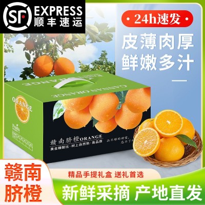 【顺丰包邮】正宗赣南脐橙 5斤10斤农选好果精美礼盒送礼佳品批发