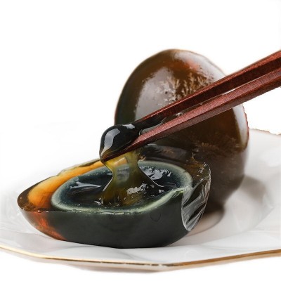 湖北楚丹溏心松花蛋6枚装传统工艺不麻不涩变蛋批发鲜滑爽口图5