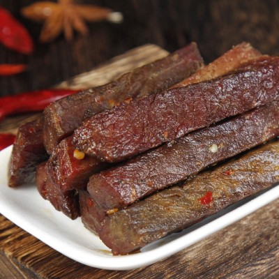 手撕牛肉 厂家销售牛肉干散装休闲零食 支持批发肉干图2