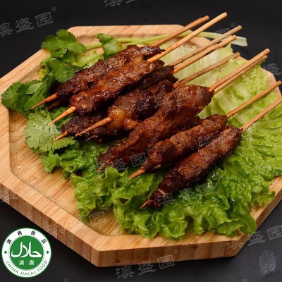 雪花牛肉串清真牛肉小串烧烤料腌制安格斯品质烧烤食材批发顺丰图3