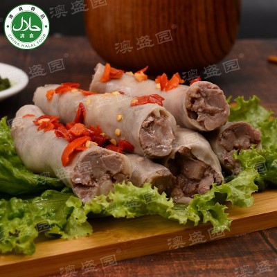 羊肉肠商用羊肠灌羊肉羊肠羔羊肉二八肥瘦清真食品顺丰包邮图2