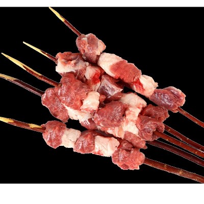 内蒙古红柳枝羔羊羊肉串纯羊肉户外烧烤半成品商用批发40g图4