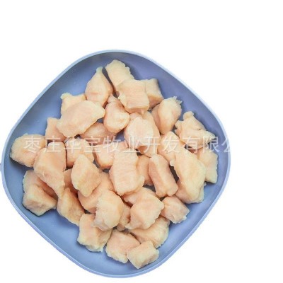 工厂直发新鲜冷冻半成品鸡肉丁滑汁肉丁学校食堂团膳食材鸡肉丁图5