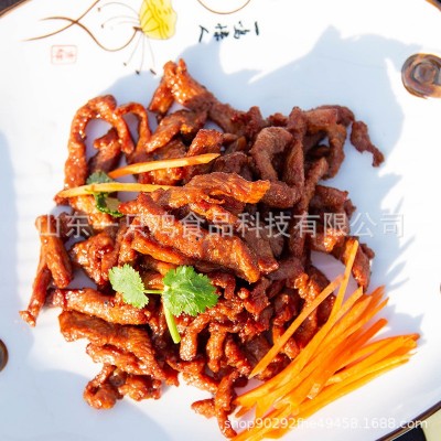 新鲜冷冻鸡丝鸡肉切片食堂食材原料预制菜食材速冻鸡肉丝团餐学校图2