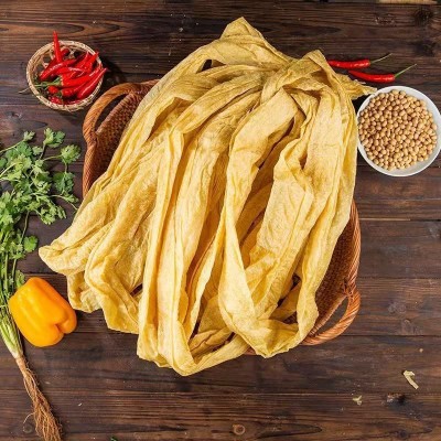 干货烤豆皮长豆皮油皮人造肉蛋白肉素肉豆制品批发火锅凉拌图1
