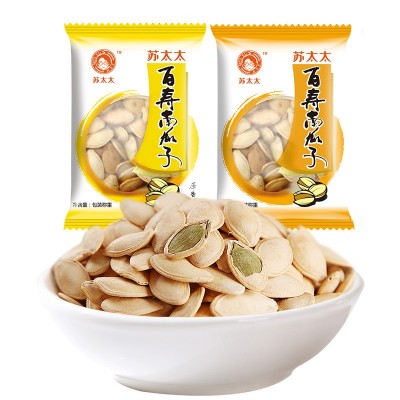 苏太太新货南瓜子原味批发小包装盐焗瓜子熟散装南瓜籽批发500g图5