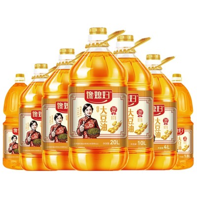 厂家销售纯大豆油三级1L-20L桶装物理压榨浸出大豆油家用大包装图5