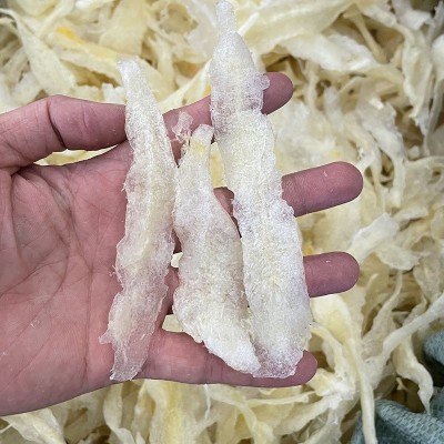 小龙胶条 白条一手货源批发白玉鱼胶120-150头 巴沙无齿芒鱼肚 50图3