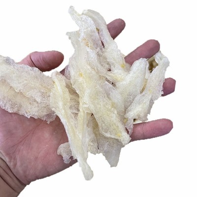 小龙胶条 白条一手货源批发白玉鱼胶120-150头 巴沙无齿芒鱼肚 50图5