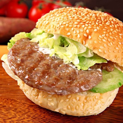 工厂直销纯牛肉牛肉饼定制加工汉堡牛肉饼商用家用批发速冻图4
