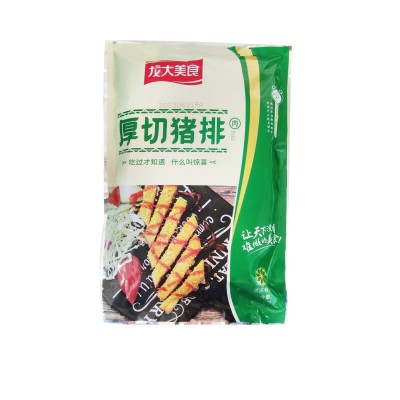 龙大厚切猪排日式炸猪排裹粉黄金猪扒简餐便当食材整箱商用10袋图5