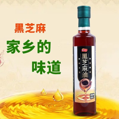 黑芝麻香油厂家批发商用调味油食用油凉拌香油芝麻油纯正家用麻油图2