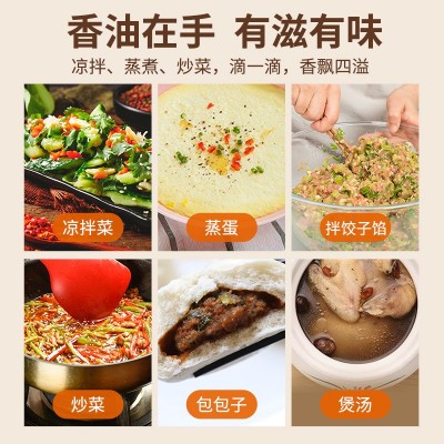 批发小磨香油黑芝麻油大桶装餐饮饭店商用油火锅油碟凉拌菜食用油图5