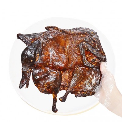 散货微辣湖南酱板鸭麻鸭常德手撕鸭批发湘春酱板鸭工厂300g整只图5