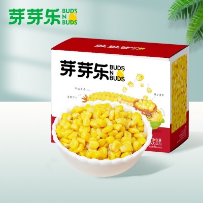 芽芽乐脱皮玉米粒甜玉米剥去皮即食小包装袋儿童休闲食品
