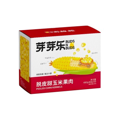 芽芽乐脱皮玉米粒甜玉米剥去皮即食小包装袋儿童休闲食品图4