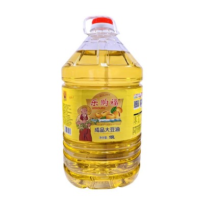 厂家直销乐购福成品一级大豆油18L家用商用餐厅食用油图5