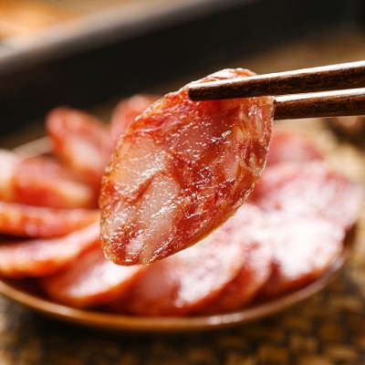 广式香肠广味猪肉腊肠农家烧烤烤肠特产真空装食品厂家批发包邮价图3