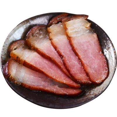 正宗腊后腿肉湖北恩施利川农家传统工艺腌制柴火烟熏腊肉500g/袋